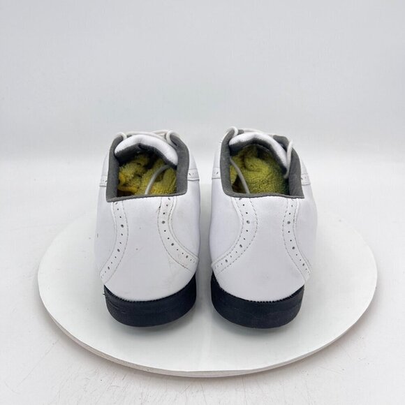 Nike Golf Wickie Last Men Size 9.5 970305 PA2 Triple White Leather Shoes - Picture 5 of 14